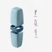 Travel Toothbrush Case & Holder with Cup - Light Blue | Portable and Multifunctional for Camping, Trip or Daily Use - Buy Online on GoSupps.com