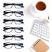 ZONLON 6 Pack Reading Glasses for Men & Women - Blue Light Filter Lightweight Anti-Fatigue Reading Aid (3.5x) - Spring Hinges - International Shipping Available - Buy Online on GoSupps.com