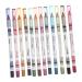 FRCOLOR 24 Pcs Eyeliner Pencil Lip Liner Jaw Trainer Colored Eye Liner Pencils Set Liquid Eyeliner Mousse 1 count (Pack of 1) Colorfulx2pcs