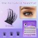 Self Adhesive Eyelashes - Pre-Glued D Curl Volume Lashes 10-14mm | Individual Lash Extension Kit with Tweezers Fast International Shipping - Buy Online on GoSupps.com