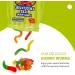 Lady Sarah Gummy Worms Assorted Flavours 120G Per Candies Bag - 960g (8x 120g) Case Pack of 8 - Buy Online on GoSupps.com