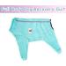 Axcimond Dog Body with Legs for Large & Medium Dogs - Post-Surgery Full Body Suit with Zipper & Leak Protection - 4XL Turquoise - Buy Online on GoSupps.com