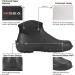 HISEA Men's Ankle Height Insulated Waterproof Garden Boots - Size 10 Black - Buy Online on GoSupps.com