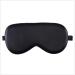 Yarall Double-Sided Natural Silk Sleep Mask for Men Women Super Soft and Comfortable Eye Mask for Sleeping Light Blocking Eye Cover Mask Blindfold Night Sleeping Mask Black Color