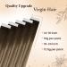 Hetto Real Hair Tape-In Extensions - Ombre Chocolate Brown to Caramel Blonde (#4/27/4) - 18 Inch 5pcs 45cm Remy Hair for Seamless Style - Buy Online on GoSupps.com