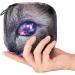 Mysterious Cat Eye Purple Galaxy Sanitary Napkins Storage Bag | Portable Menstrual Cup Pocket for Teen Girls & Women - Buy Online on GoSupps.com