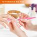 Adecco LLC 10pcs Rubber Nail Cuticle Pusher | Plastic Handle Nail Art Tool | Acrylic Cuticle Pusher Cleaner - Random Color - Buy Online on GoSupps.com