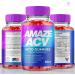 Amaze ACV Keto Gummies for Weight Loss - 5 Pack with Apple Cider Vinegar for Women | Oprah Winfrey Approved | 300 Gummies - Buy Online on GoSupps.com