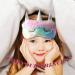 Kids Sleep Mask 2 Pack - Cute Unicorn Eye Mask for Princess Sleeping - Children's Night Blindfold and Bed Eye Covers - Buy Online on GoSupps.com