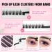 Parriparri Cluster Lashes Kit 120pcs Manga Individual D Curl Lashes Extensions 8-16mm Wispy False Eyelashes Kit with Bond, Seal, and Glue - Buy Online on GoSupps.com