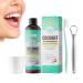 Bain De Bouche L'huile De Coco 315ml - Blanchiment Naturel Des Dents Haleine Fra che Menthe Coco Sant Des Gencives Et Langue Lutte Contre La Mauvaise Haleine Nettoyage Profond