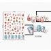 KALEFUL Christmas Nail Stickers 12 Sheets Self-Adhesive Nail Decal Santa Claus Gnome Snowflake Snowman Elk Winter Nail Art Decoration Design Supplies - Buy Online on GoSupps.com