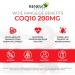 Renew Actives CoQ10 Ubiquinone Supplement: 200mg CoenzymeQ10 Caps - Cardiovascular Helps with Migraine & Headaches & Immune System Health Boost - High Potency Oxidized CoQ10-60 Capsules (2packs) 60 count (Pack of 2) - Buy Online on GoSupps.com