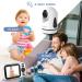 HelloBaby Video Baby Monitor with Camera and Audio | Night Vision | Pan 355 & Tilt 120 | IPS HD Display | 2-Way Audio | VOX Mode | 8 Languages & Lullabies | HB6339 - Buy Online on GoSupps.com