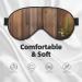 Vintage Door Print Soft Eye Mask - Sleep Mask for Men & Women | Travel Eye Mask for Restful Sleep - Buy Online on GoSupps.com