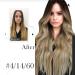 Vivien Clip-In Extensions | Real Remy Hair Balayage Dark Brown Ombre Platinum Blonde #4/14/60 | 25cm 7pcs 80g | 10 Inch Clip-In Hair - Buy Online on GoSupps.com