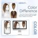 EMMOR Hair Topper For Women 100% Remy Human Hair For Women With Thinning Hair Loss Cover Gray Hair Three Clips on Topper 3.5in 4in Hand-Tied 12 inch Mixed Brown - Buy Online on GoSupps.com