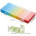 Kiniza Small Weekly Pill Organizer - 3x Daily 7-Day Pill Box Moisture-Proof & Portable Travel Case for Vitamins & Medication - Buy Online on GoSupps.com