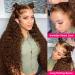 Chocolate Brown Deep Wave Lace Front Wig - Brazilian Human Hair, 20 Inch, Pre Plucked with Baby Hair, 150% Density - Buy Online on GoSupps.com