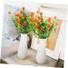 TOPBATHY 12 Pcs Simulation Camellia Eucalyptus Garland Vines Decor Office Decor Artificial Branches Faux Plants Indoor Artificial Flower Bouquet Vine Decor Artificial Leaf Household Plastic Orangex2pcs 13x13x30cmx2pcs - Buy Online on GoSupps.com
