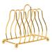 Gold Palette Rack - Carbon Steel Makeup Organizer with 6 Compartments | Coaster Holder & Drying Stand - Buy Online on GoSupps.com