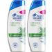 Head & Shoulders, Menthol Fresh Anti-Dandruff Shampoo, Deeply Cleanses Hair and Scalp, Fresh Minty Sensation, 2 x 285 ml Formula