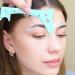 Eyebrow Shaping Template | Silicone Eyebrow Makeup Mapping Template | Brow Positioning Ruler Makeup Guide Tool Professional Quick Eye Makeup Tool Blue - Buy Online on GoSupps.com