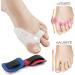 ValgoFit Toe Separator 6x - Hallux Valgus Relief with Ball Protection | Chemical-Free + Training Band & eBook - Buy Online on GoSupps.com
