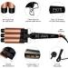 Janelove 3 Barrel Hair Curler Set - LCD Display, 19mm to 25mm, 180-450 F Temp Adjustment (Gold) - Buy Online on GoSupps.com