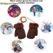 Baby Toddler Furry Winter Gloves - Warm Knit Magic Mittens with Fleece Lining for Kids 0-3 Years - Brown - Buy Online on GoSupps.com