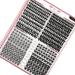 PRO 440 Pcs Cluster Lashes 4 Styles Lash Clusters DIY Eyelash Extension 30D 40D Individual Lashes Thin Band Easy to Apply at home Lashes(4 Styles 8-16mix) 8-16 mix 4 Styles (440 Pcs)