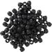 Dreadlocks Hair Beads Sturdy Plastic Hair Braiding Beads Hair Decoration Unique Hairstyle Black for Women for Party for Beard Braiding - Buy Online on GoSupps.com