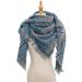 Luxury Blue Triangle Women's Schal - Elegant Winter Wrap Scarf for Ultimate Comfort - Buy Online on GoSupps.com