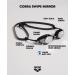 ARENA Men's Cobra Swipe Mirror Swimming Goggles - One Size Silver-Black | International Shipping Available - Buy Online on GoSupps.com