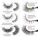 Shop 10 Pairs of Handmade Glitter Diamond False Eyelashes Reusable Fluffy & Easy to Wear for Parties & Festivals - Buy Online on GoSupps.com