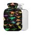 Dinosaur Hot Water Bottle with Cover 2L Large Warm Pain Relief Back Pain Hot and Cold Therapy