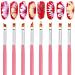 Flower nail art brush set 8 pieces ombre Gradient brush nail art brush pen nail design draw painting color gradient for DIY UV gel acrylic
