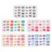 minkissy Fake Nails 5 Boxes Children's s 3d Stickers for Kids Full Cover Child Nail Kids Fake Nail Trendy Stickers Cartoon s Sparkle Stickers Girl Stickers Halloween Nail Set Abs