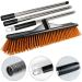 Hard Small Grout Brush Stiff Scrubber Brush | Portable Floor Scrub Brush Grout Brush Outdoor Sweeping Brush for Warehouses Garages Balconies Decks Swimming Pools 50cm - Buy Online on GoSupps.com