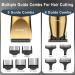 Hatteker Professional Hair Clippers and T-Blade Trimmer Kit for Men - Gold 17 Piece Set | Cordless Beard Barber Clipper, Haircut Grooming Kit, IPX7 Waterproof - Buy Online on GoSupps.com