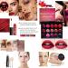 Brilliantday 24-Piece Multi-Purpose Make-Up Set | All-in-One Gift Set for Women & Girls | Highly Pigmented Cosmetics Palette Lip Gloss Blush & Eyeshadow - Buy Online on GoSupps.com