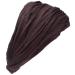 Gheri Elastic Cotton Hippie Bandana Headband Plain Brown Plain Brown