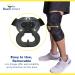 Buy Brace Direct Hinged ROM Knee Brace - Adjustable Open Patella Support for Pain Arthritis Sprains | L/XL for Sports Injuries - Buy Online on GoSupps.com