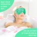 Silk Sleep Mask in Black with Cooling Gel Eye Mask - Natural and Soothing - Buy Online on GoSupps.com