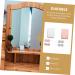 Buy Homsfou 2 Set Mirror Color Contact Lens Containers - Stylish Storage for Glasses & Travel | 9x6.1x2.2cm | International Shipping - Buy Online on GoSupps.com