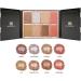 Welhammsae 8 Colors Blush Contour Highlighter Palette with Brush Blush and Bronzer Powder Palette Makeup Palette & Brush Professional Facial Beauty Makeup for Women Girls Palettebrushset-151 - Buy Online on GoSupps.com