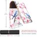 Buy Cherry Blossom & Blue Bird Leather Lipstick Case | Mini Lip Gloss Organizer with Mirror - International Shipping Available - Buy Online on GoSupps.com