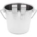 Fuzzy Puppy Flat Sided Pail with Dual Hooks | Heavy Duty Stainless Steel 2-Quart | Fits Dog, Cat, and Critter Crates & Cages - Buy Online on GoSupps.com