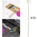 10Pcs Goose Feather Earpicks for Gentle Earwax Removal - Soft Ear Digging Tools for Adults & Children - Buy Online on GoSupps.com
