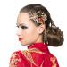 FERCAISH Butterfly Tassel Hair Clip - Classic Style Pearl Hair Accessories for Traditional Clothes, Festive Wedding & Cosplay - Buy Online on GoSupps.com